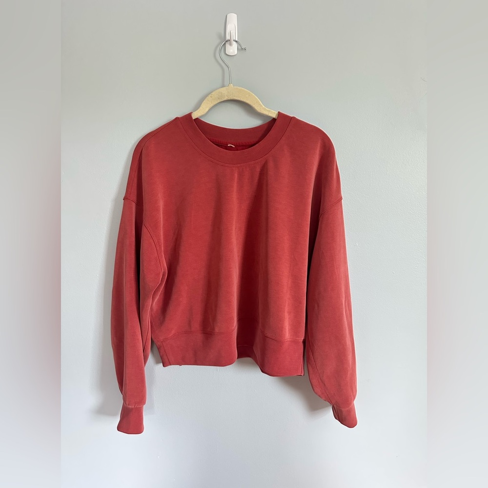 lululemon athletica Red Sweatshirt